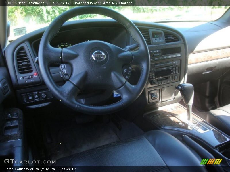 Polished Pewter Metallic / Charcoal 2004 Nissan Pathfinder LE Platinum 4x4