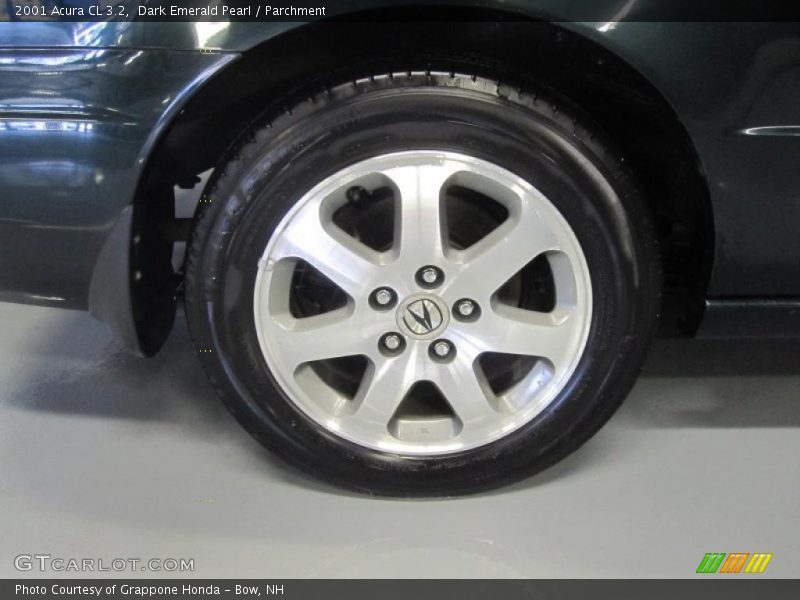 Dark Emerald Pearl / Parchment 2001 Acura CL 3.2