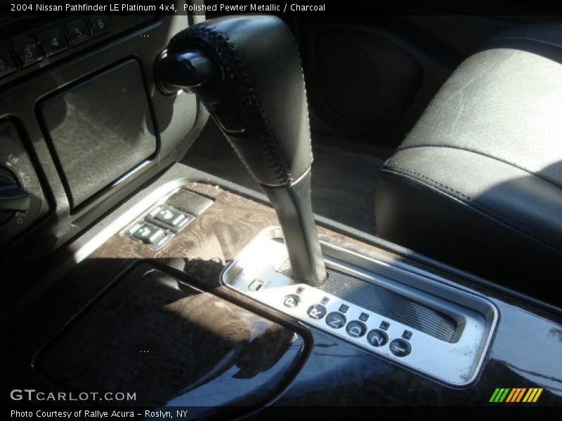 Polished Pewter Metallic / Charcoal 2004 Nissan Pathfinder LE Platinum 4x4
