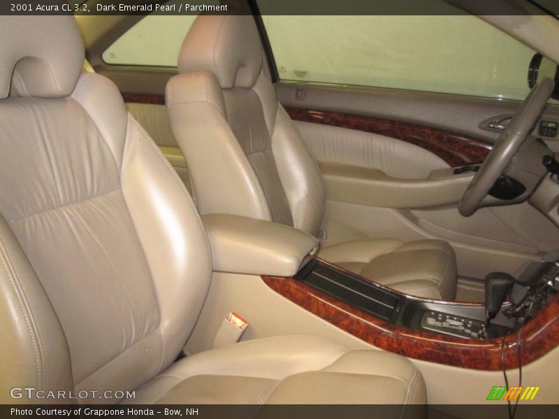 Dark Emerald Pearl / Parchment 2001 Acura CL 3.2