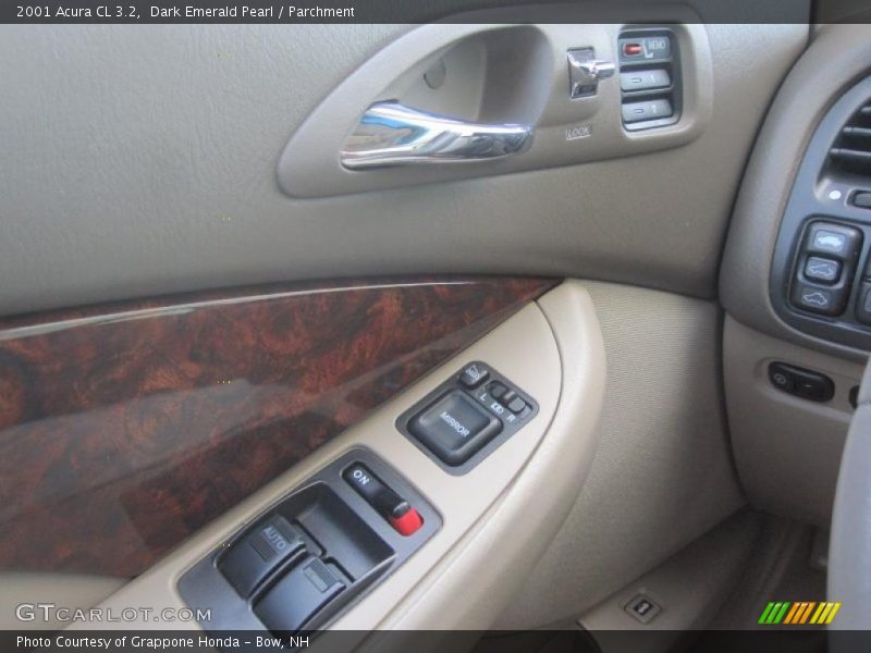 Dark Emerald Pearl / Parchment 2001 Acura CL 3.2