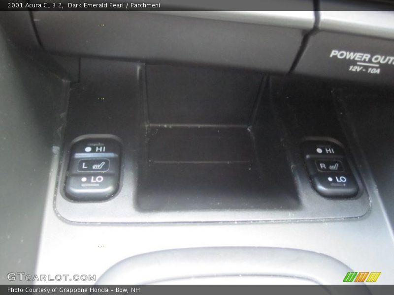 Dark Emerald Pearl / Parchment 2001 Acura CL 3.2