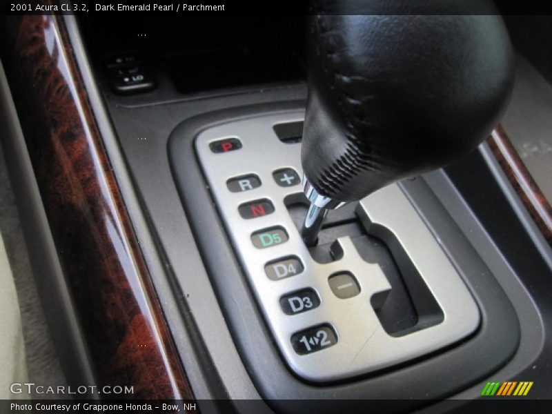 Dark Emerald Pearl / Parchment 2001 Acura CL 3.2