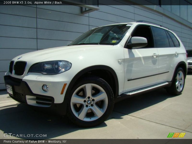 Alpine White / Black 2008 BMW X5 3.0si