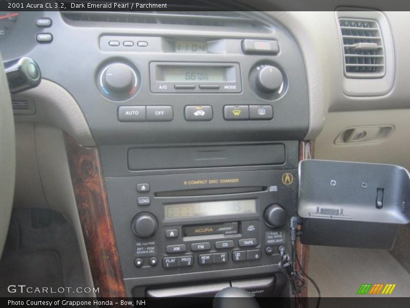 Dark Emerald Pearl / Parchment 2001 Acura CL 3.2