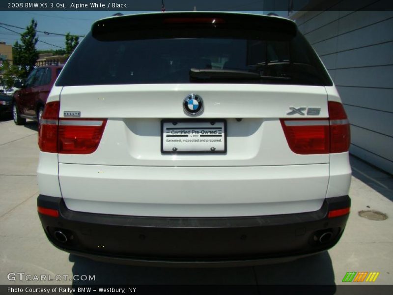 Alpine White / Black 2008 BMW X5 3.0si