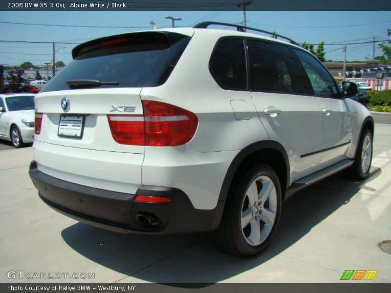 Alpine White / Black 2008 BMW X5 3.0si