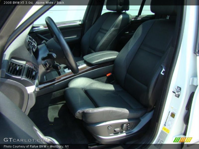 Alpine White / Black 2008 BMW X5 3.0si