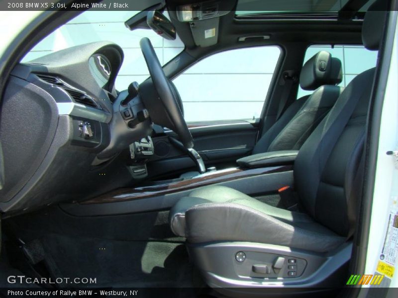 Alpine White / Black 2008 BMW X5 3.0si