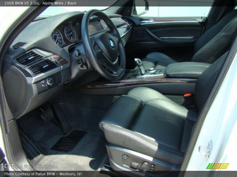 Alpine White / Black 2008 BMW X5 3.0si
