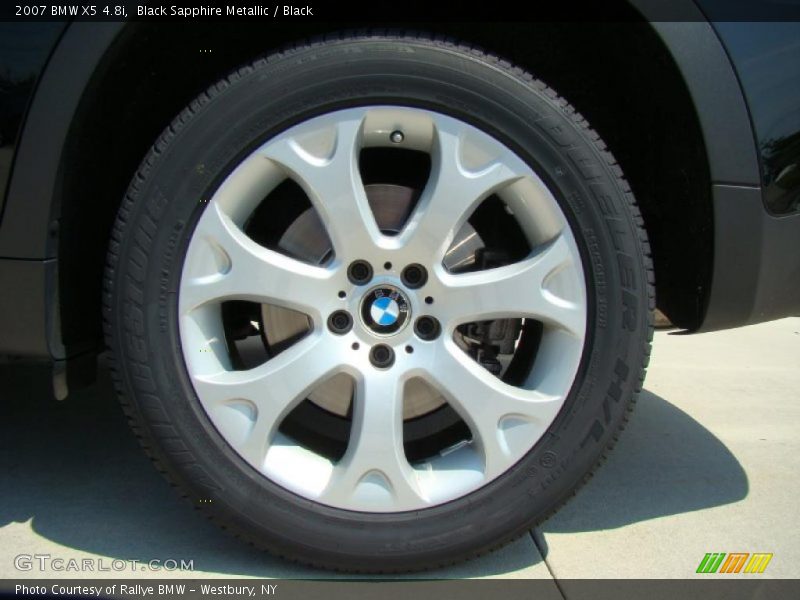 Black Sapphire Metallic / Black 2007 BMW X5 4.8i