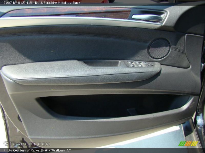 Black Sapphire Metallic / Black 2007 BMW X5 4.8i
