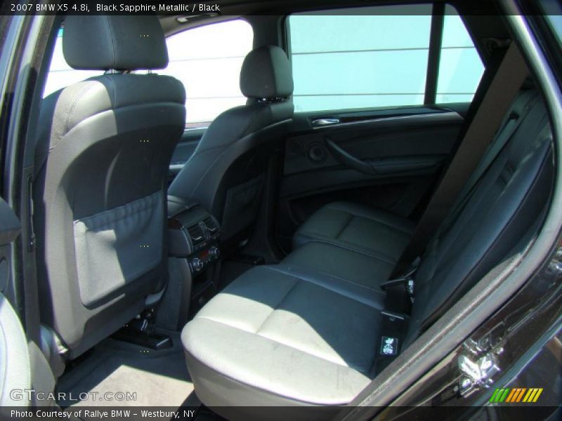 Black Sapphire Metallic / Black 2007 BMW X5 4.8i
