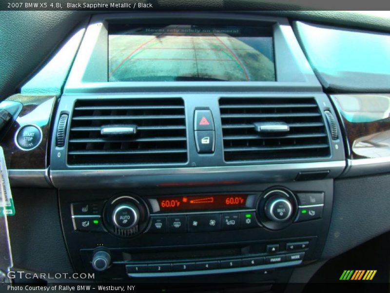 Black Sapphire Metallic / Black 2007 BMW X5 4.8i