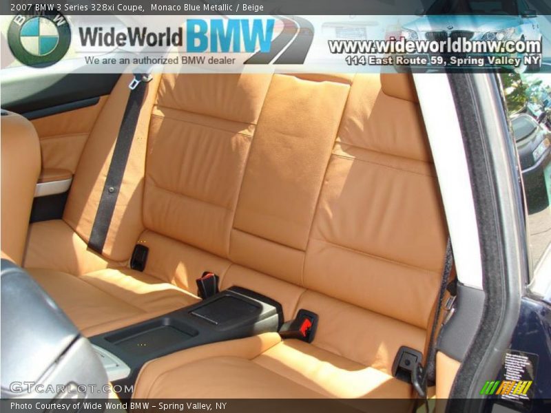 Monaco Blue Metallic / Beige 2007 BMW 3 Series 328xi Coupe