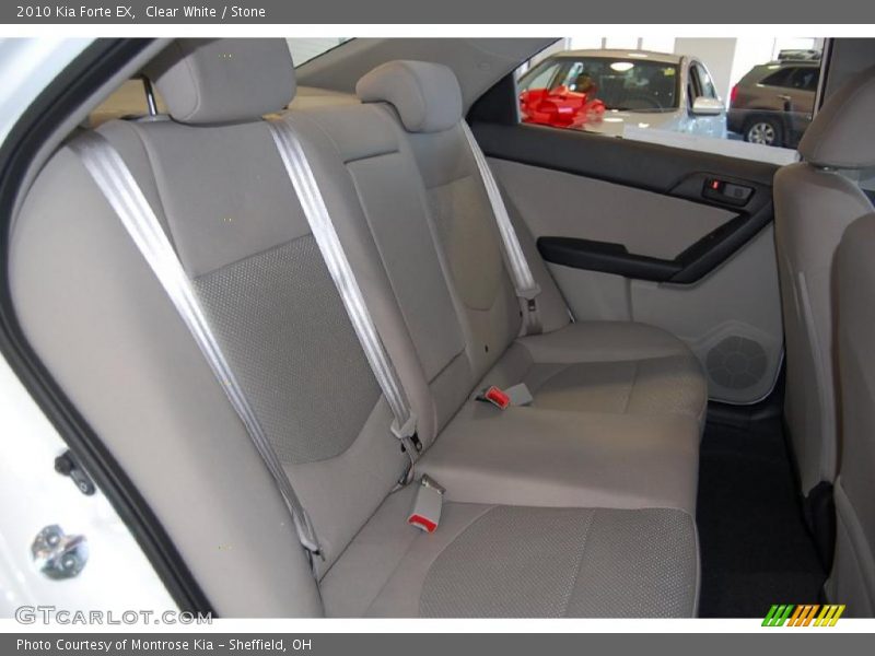 Clear White / Stone 2010 Kia Forte EX