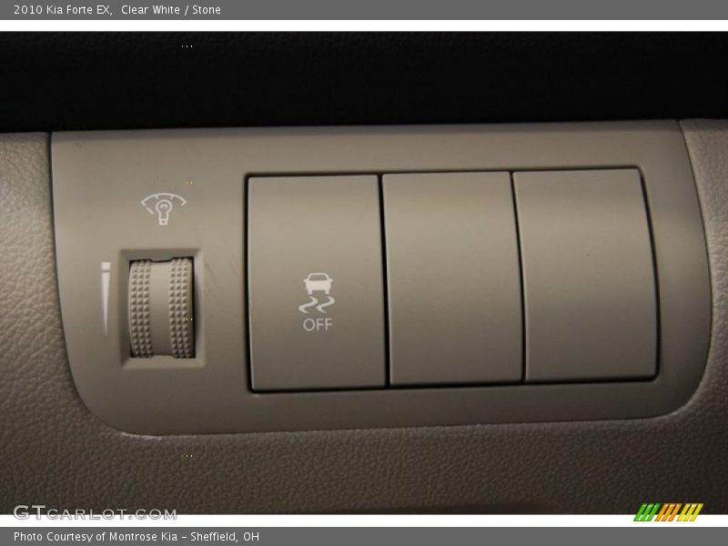 Clear White / Stone 2010 Kia Forte EX