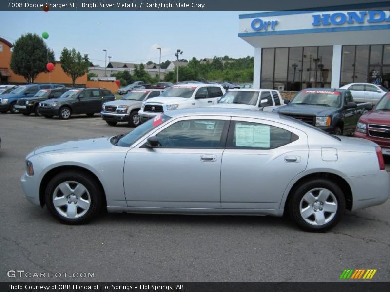Bright Silver Metallic / Dark/Light Slate Gray 2008 Dodge Charger SE