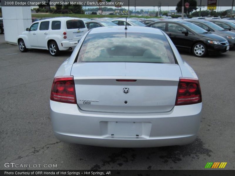 Bright Silver Metallic / Dark/Light Slate Gray 2008 Dodge Charger SE