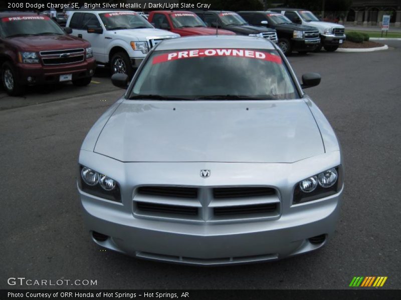 Bright Silver Metallic / Dark/Light Slate Gray 2008 Dodge Charger SE