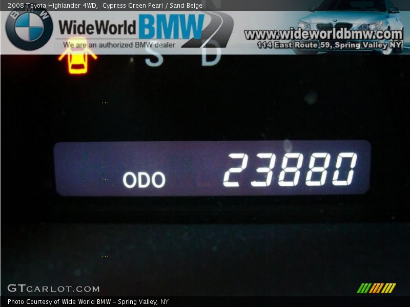 Cypress Green Pearl / Sand Beige 2008 Toyota Highlander 4WD