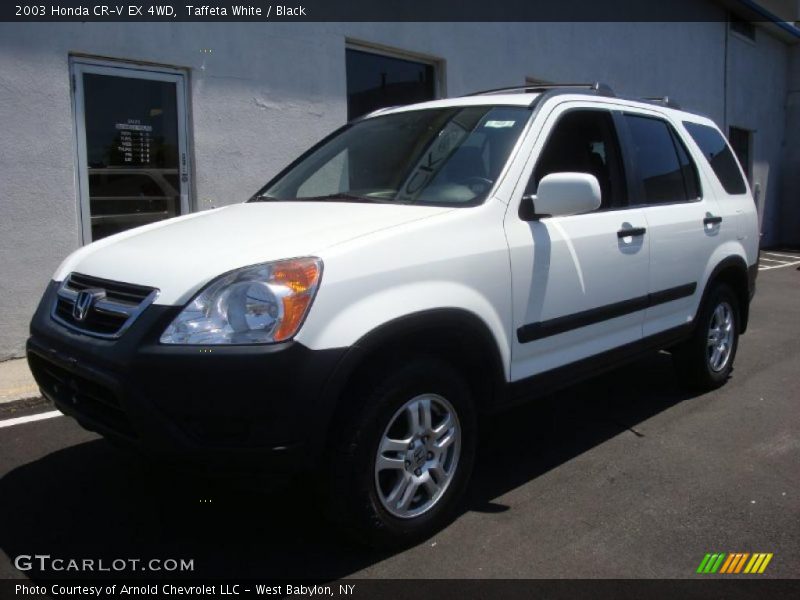 Taffeta White / Black 2003 Honda CR-V EX 4WD