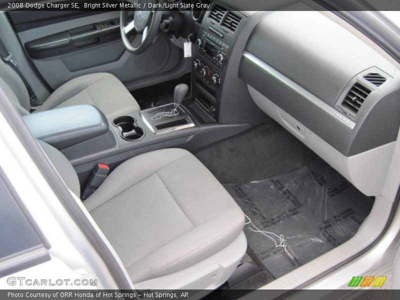 Bright Silver Metallic / Dark/Light Slate Gray 2008 Dodge Charger SE