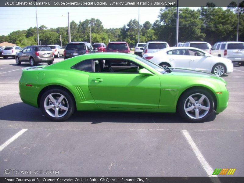 Synergy Green Metallic / Black/Green 2010 Chevrolet Camaro LT Coupe Synergy Special Edition