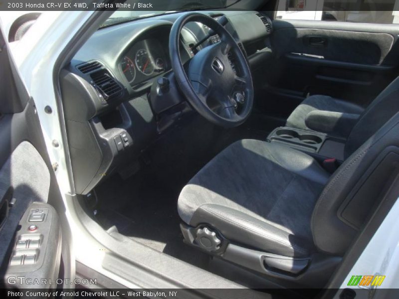 Taffeta White / Black 2003 Honda CR-V EX 4WD