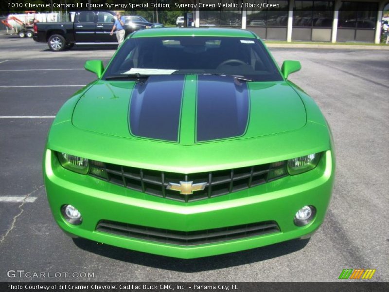 Synergy Green Metallic / Black/Green 2010 Chevrolet Camaro LT Coupe Synergy Special Edition