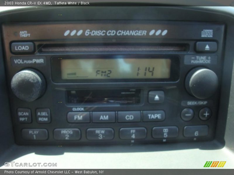 Taffeta White / Black 2003 Honda CR-V EX 4WD