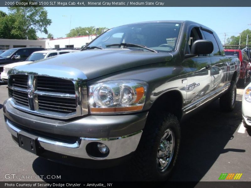 Mineral Gray Metallic / Medium Slate Gray 2006 Dodge Ram 1500 SLT Mega Cab 4x4