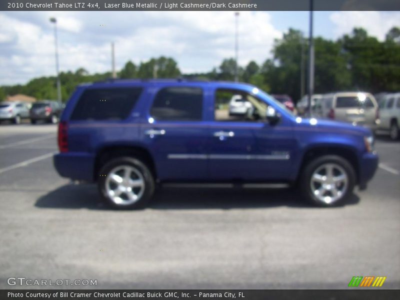 Laser Blue Metallic / Light Cashmere/Dark Cashmere 2010 Chevrolet Tahoe LTZ 4x4