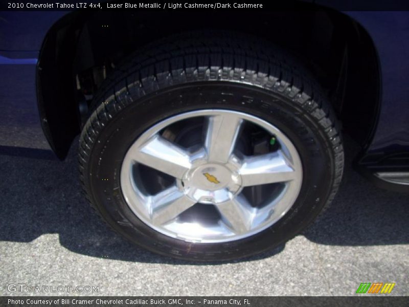 Laser Blue Metallic / Light Cashmere/Dark Cashmere 2010 Chevrolet Tahoe LTZ 4x4