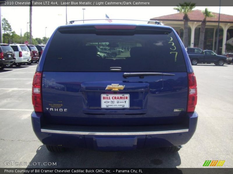 Laser Blue Metallic / Light Cashmere/Dark Cashmere 2010 Chevrolet Tahoe LTZ 4x4