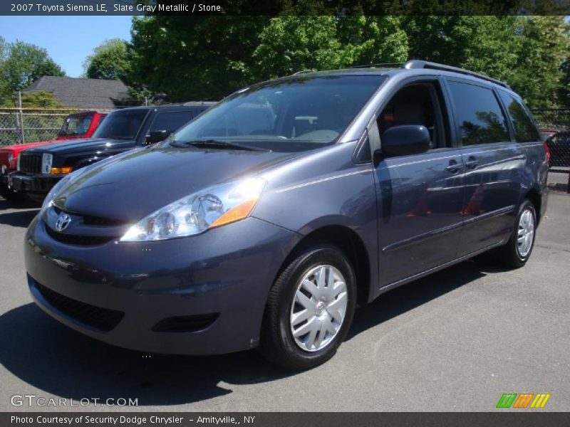 Slate Gray Metallic / Stone 2007 Toyota Sienna LE