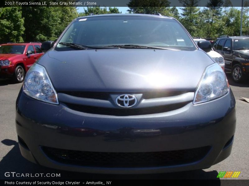 Slate Gray Metallic / Stone 2007 Toyota Sienna LE