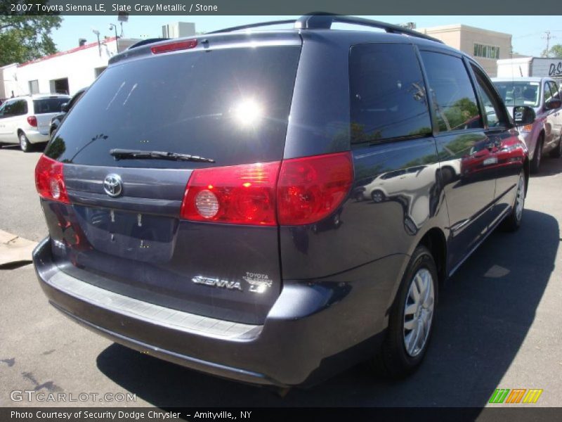 Slate Gray Metallic / Stone 2007 Toyota Sienna LE