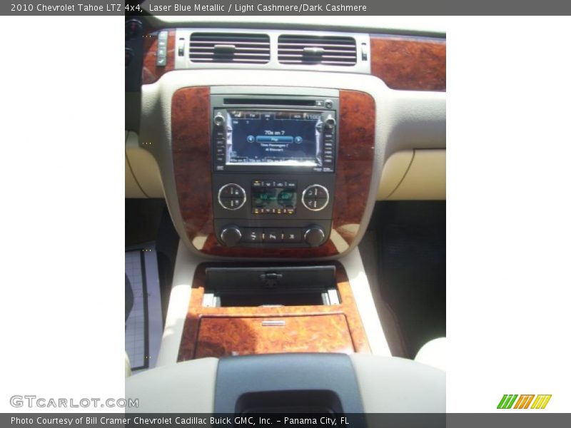 Laser Blue Metallic / Light Cashmere/Dark Cashmere 2010 Chevrolet Tahoe LTZ 4x4