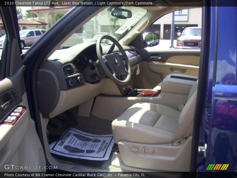 Laser Blue Metallic / Light Cashmere/Dark Cashmere 2010 Chevrolet Tahoe LTZ 4x4