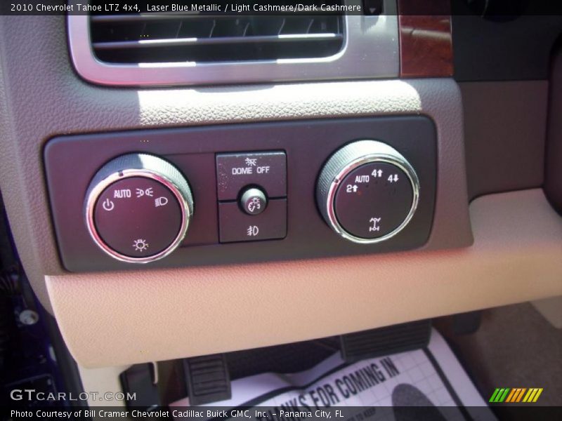 Laser Blue Metallic / Light Cashmere/Dark Cashmere 2010 Chevrolet Tahoe LTZ 4x4