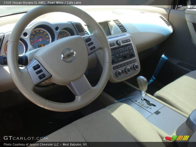 Pearl White / Cafe Latte 2006 Nissan Murano SL AWD