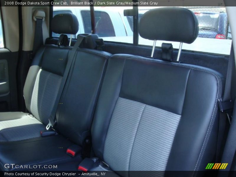 Brilliant Black / Dark Slate Gray/Medium Slate Gray 2008 Dodge Dakota Sport Crew Cab