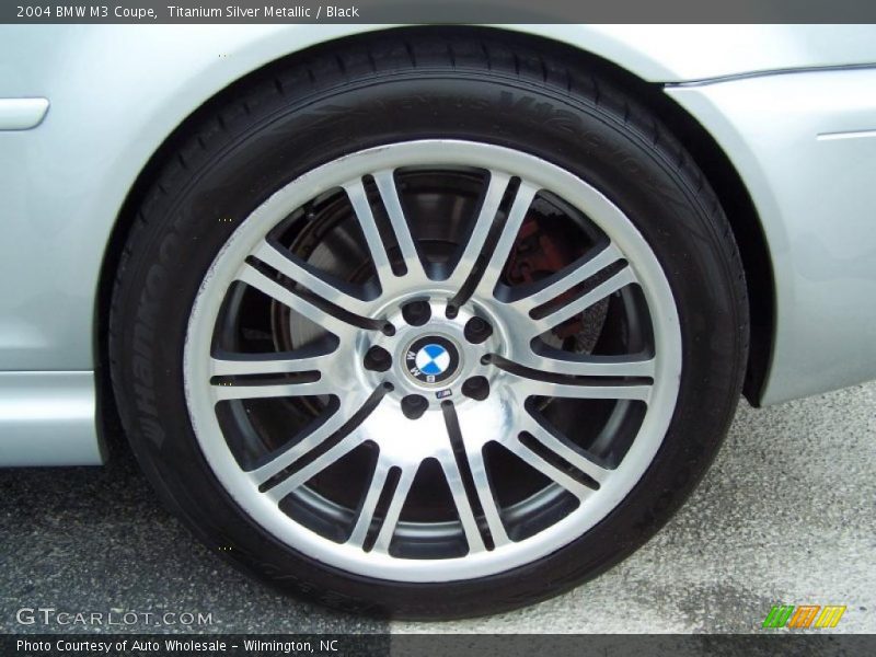 Titanium Silver Metallic / Black 2004 BMW M3 Coupe