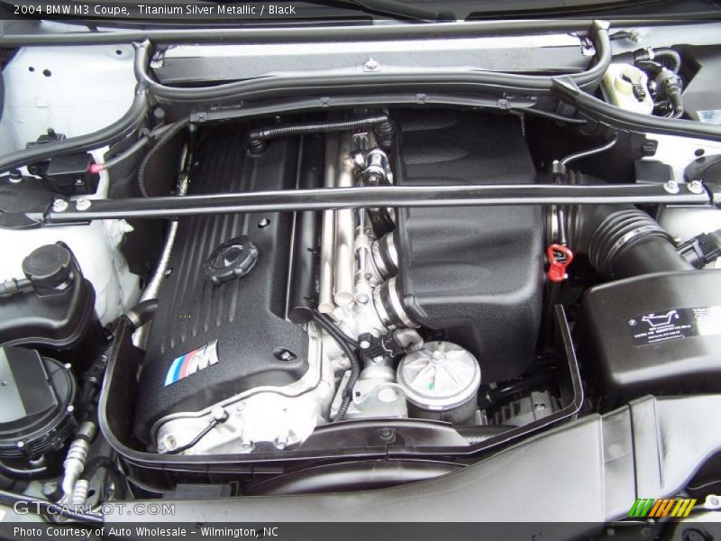 Titanium Silver Metallic / Black 2004 BMW M3 Coupe