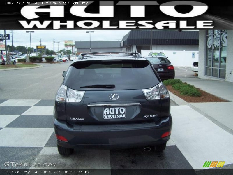 Flint Gray Mica / Light Gray 2007 Lexus RX 350