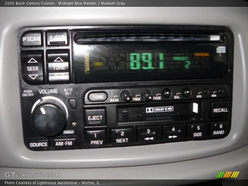 Midnight Blue Metallic / Medium Gray 2003 Buick Century Custom