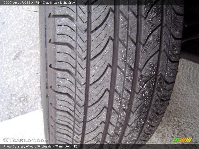 Flint Gray Mica / Light Gray 2007 Lexus RX 350