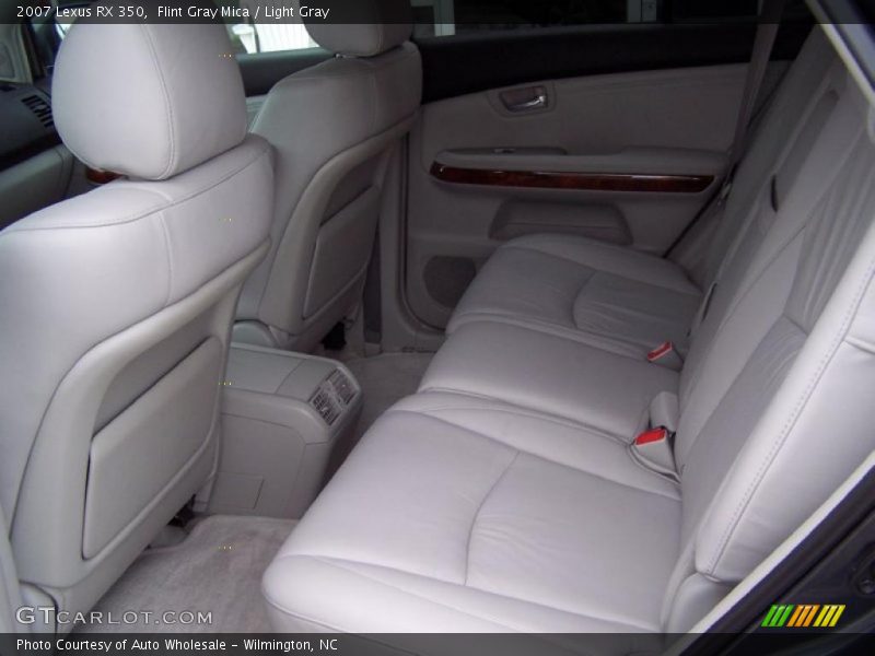 Flint Gray Mica / Light Gray 2007 Lexus RX 350