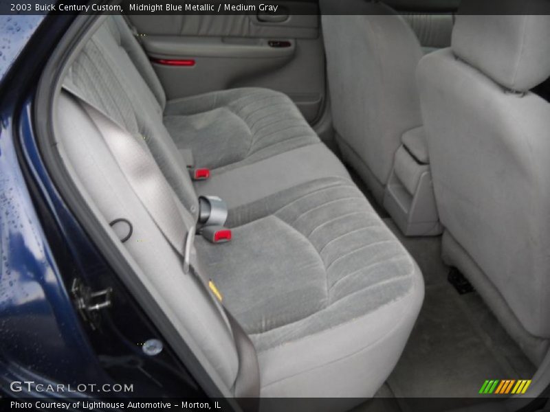 Midnight Blue Metallic / Medium Gray 2003 Buick Century Custom